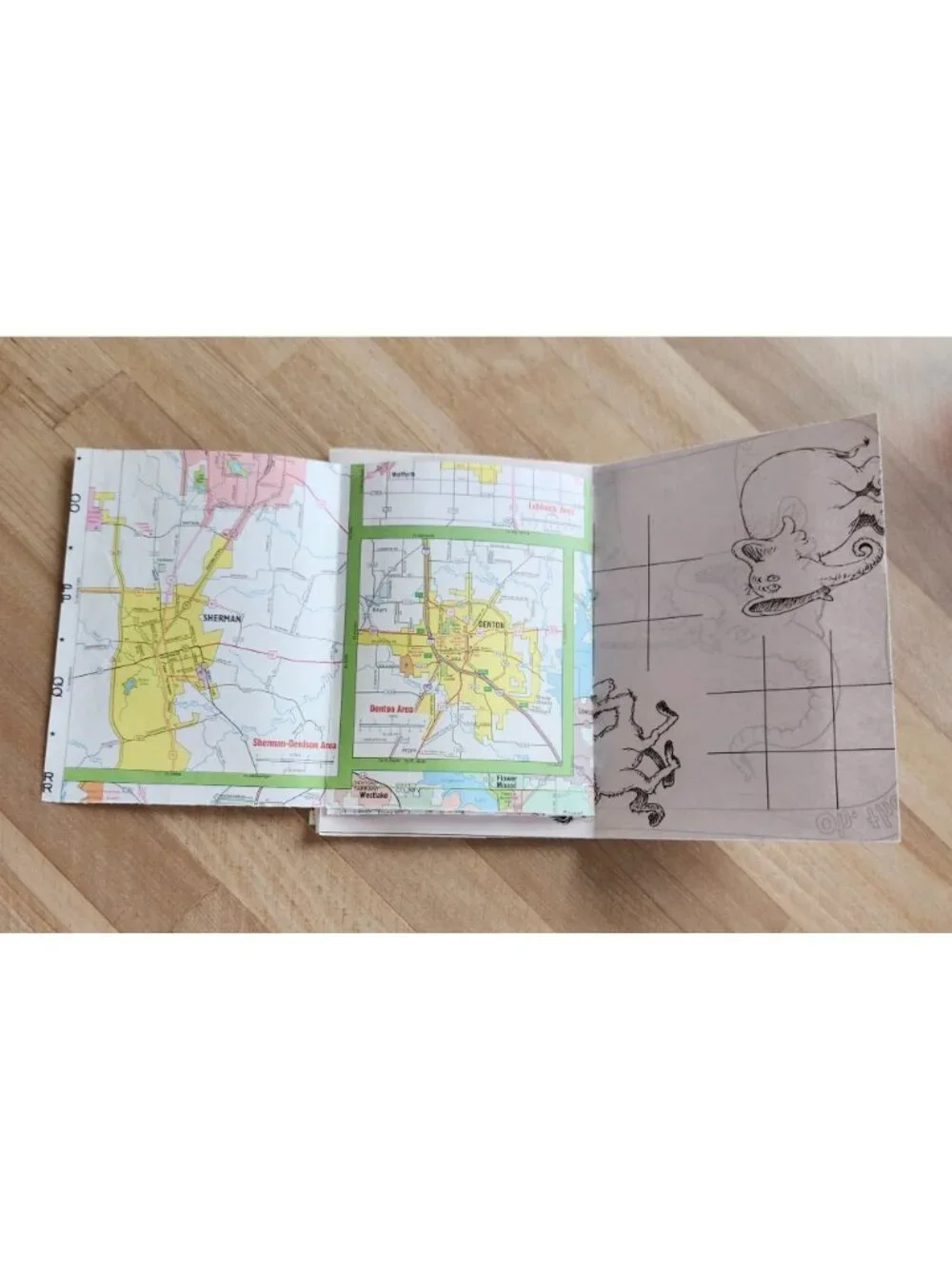 Handmade Junk Journal Booklet 60 pages Peace On Earth